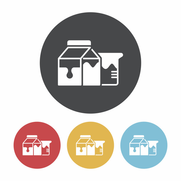 牛奶图标图片下载