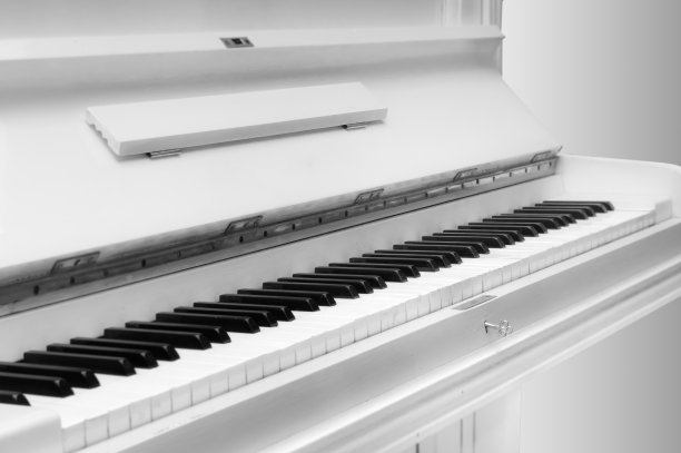 白色的钢琴图片下载