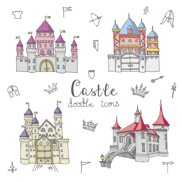 城堡的图标图片下载