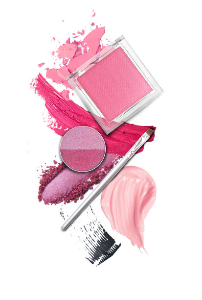 刷和化妆元素的白色图片下载