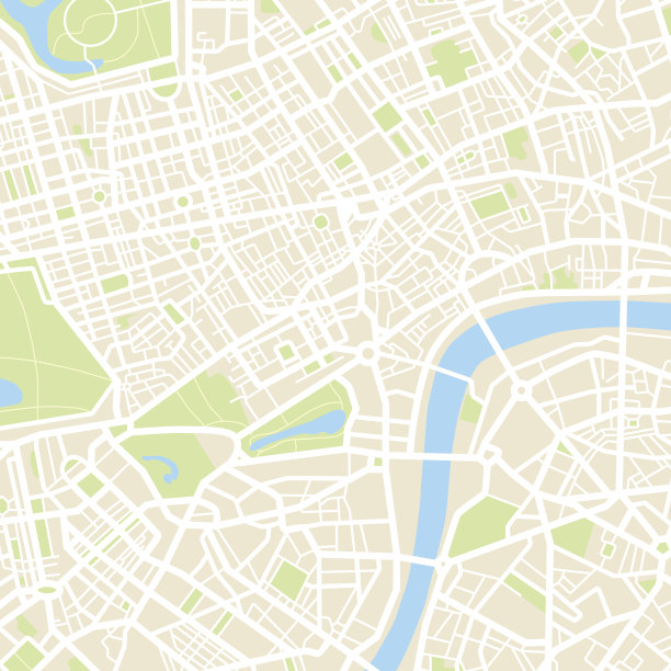 抽象城市地图-插图图片下载