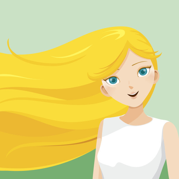 金发碧眼的年轻女子图片下载