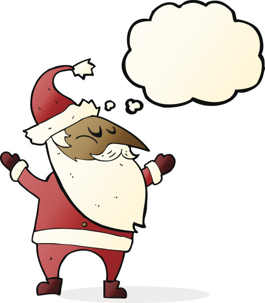 卡通人物与思想泡沫图片下载