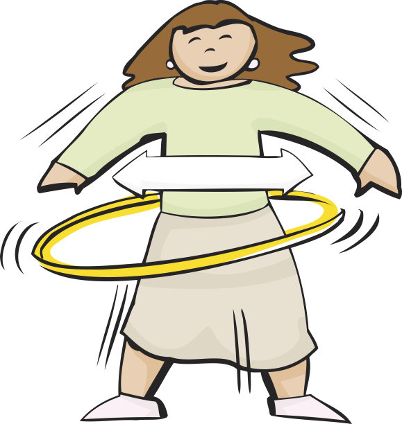 女性使用呼啦圈图片下载