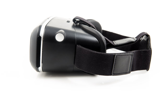 未来的虚拟现实头盔黑色虚拟现实图片下载