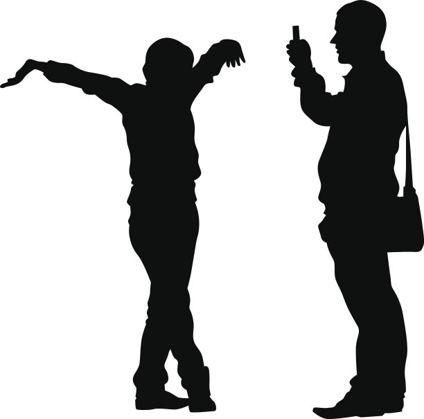 男女模特合影图片下载