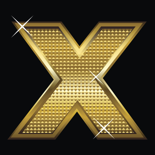 金色的字体类型图片下载