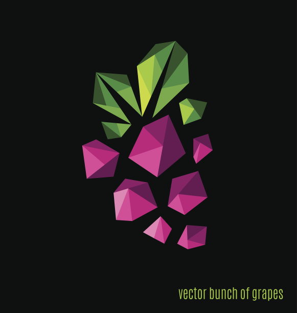 矢量葡萄串图片下载