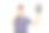 戴眼镜的人在镜子里看着自己图片下载