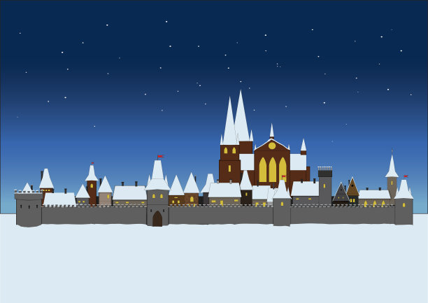 浪漫的圣诞之夜图片下载