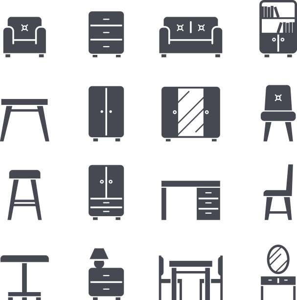 家具的图标图片下载