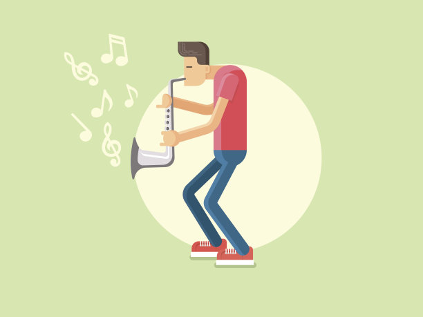 音乐家矢量图图片下载