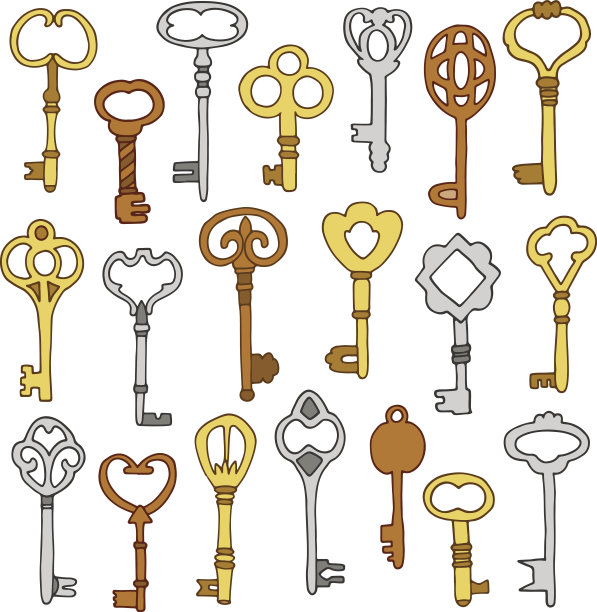 手绘按键组图片下载