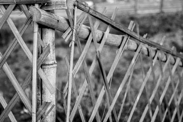 自制竹栅栏图片下载