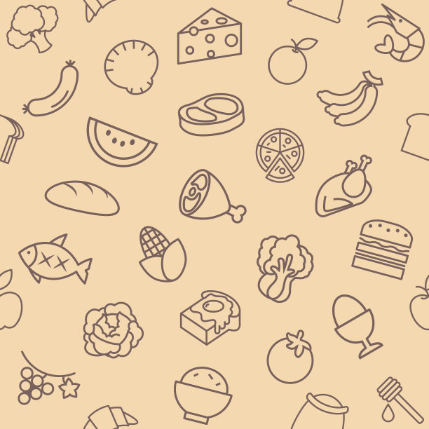 图案元素与背景无缝衔接图片下载