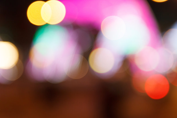 晚上散景背景图片下载