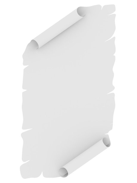 边缘不平整的空白纸图片下载