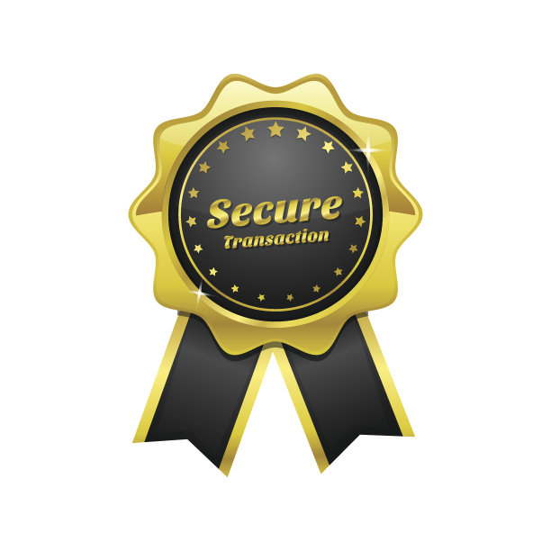 安全交易黄金矢量图标设计图片下载