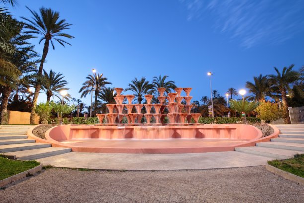 埃尔切瀑布喷泉图片下载