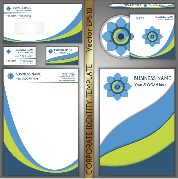 矢量企业品牌模板图片下载