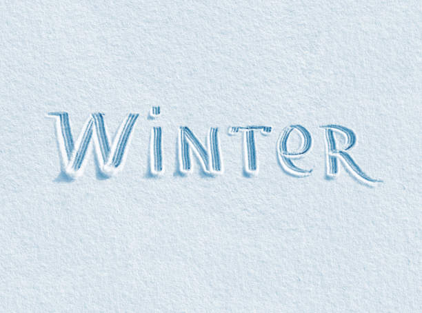 背景的新鲜雪纹理在蓝色调。图片下载