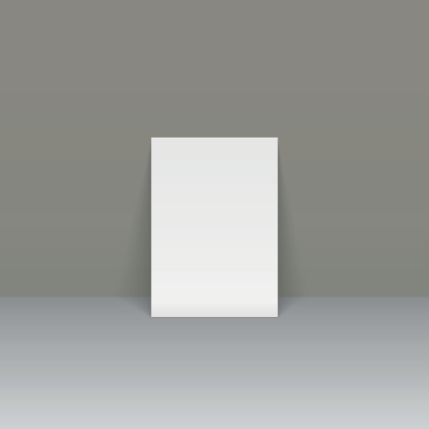 一张纸在墙边图片下载