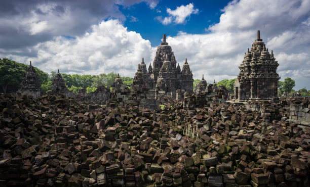 废弃的印度教寺庙图片下载