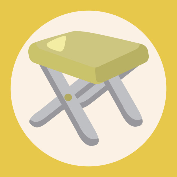 钓鱼椅主题元素图片下载