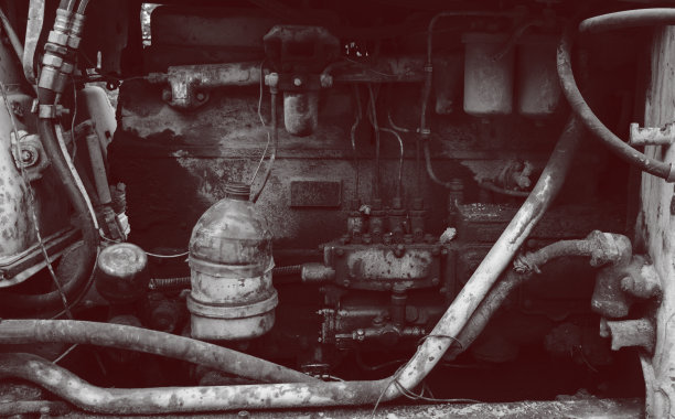 旧钢复杂的汽车机械图片下载