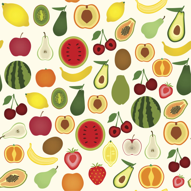 水果无缝图案为您设计。图片下载