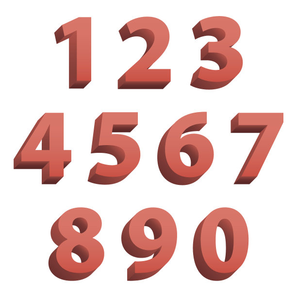 3 d数字组图片下载