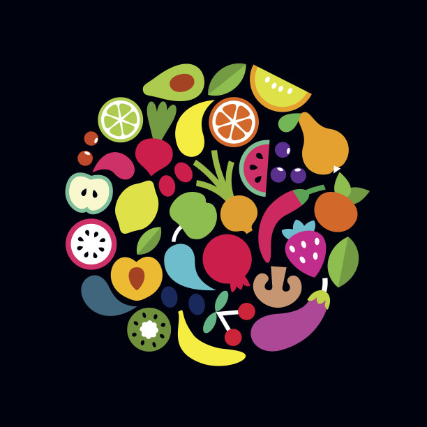 新鲜蔬菜和水果图片下载