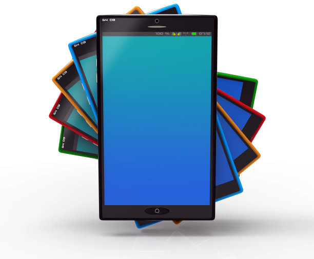 5款定制设计的倾斜智能手机。图片下载