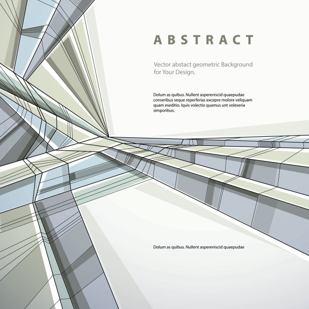矢量抽象几何背景，技术风格的插图。图片下载