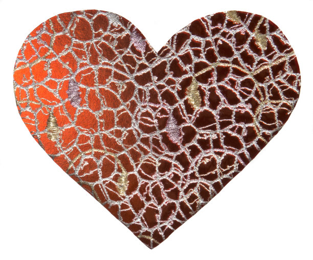 红色的心形图片下载