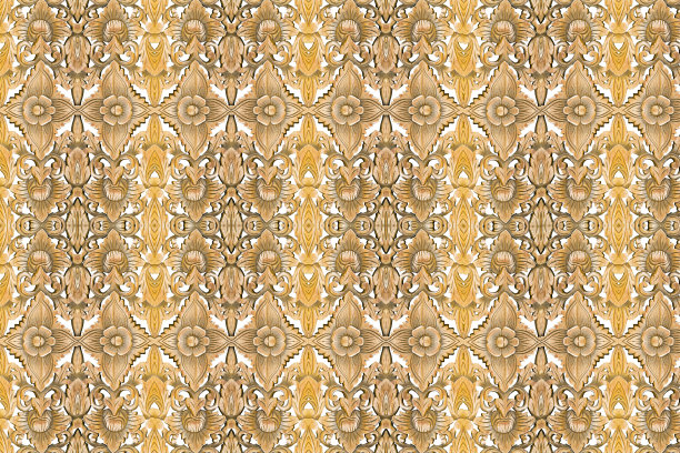 黑色背景上的古董古董木雕塑图片下载