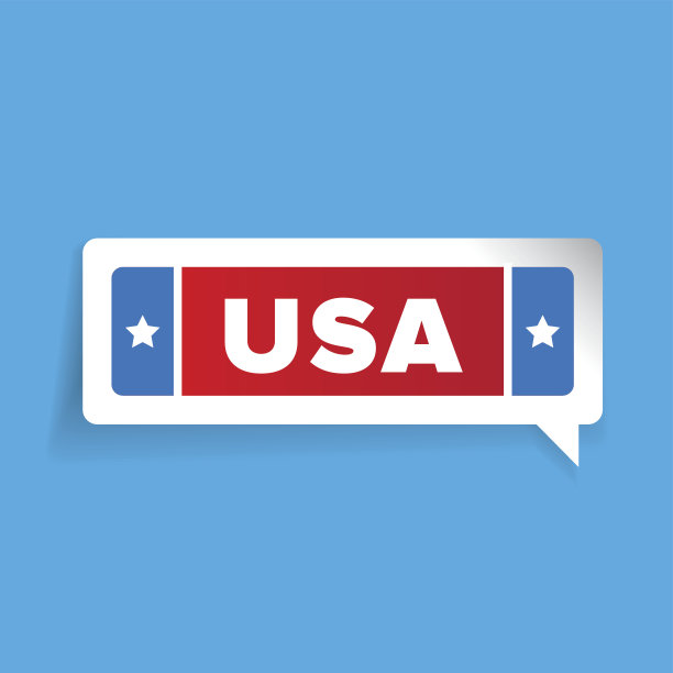 美国用星星标记向量图片下载