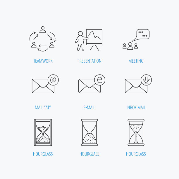 团队合作，演示和会议聊天气泡。图片下载