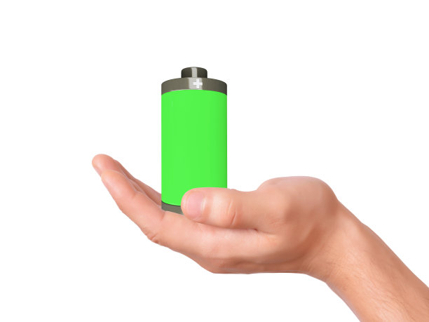 手持满电池3d图标图片下载