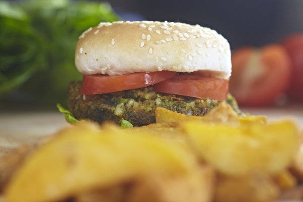 汉堡和薯条图片下载