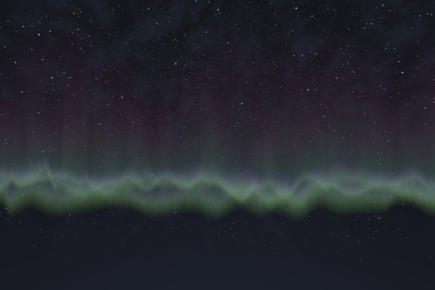 北极光，夜星背景(宽)图片下载