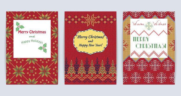 针织毛衣贺卡图片下载