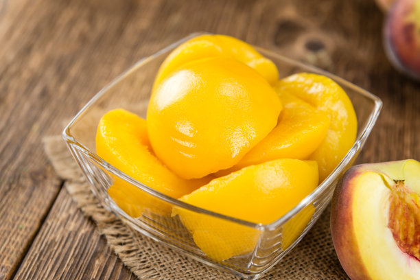 桃子脯的份量素材图片