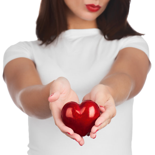 手显示心脏图片下载