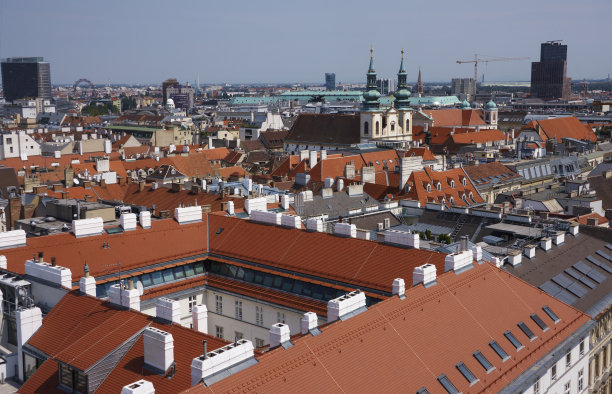 从上面俯瞰维也纳图片下载