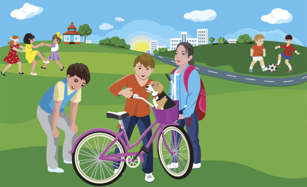 儿童矢量图素材ID：130426840