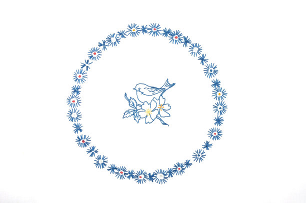 布与花和鸟图片下载