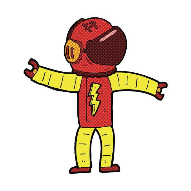 漫画卡通宇航员图片下载