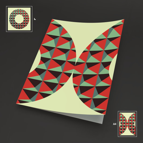 A4业务空白。抽象的矢量图。图片下载