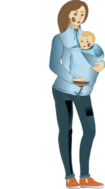 妈妈穿着夹克衫图片下载